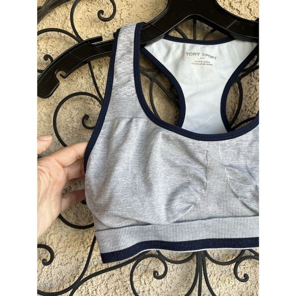 Tory Burch Sports Bra - Size Small - Gray - Picture 2 of 6